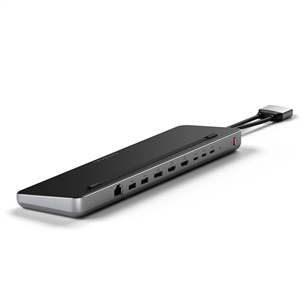 Satechi Dual Dock Stand, USB-C, 75 W, hall - Sülearvutidokk ST-DDSM