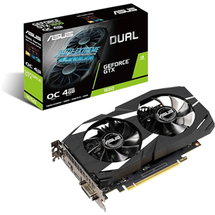 Asus, NVIDIA GeForce GTX 1650, 4 GB, GDDR6, 128 bit - Graphics card 4711387285718