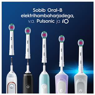 Braun Oral-B Pro 3D White, 2 шт., белый - Насадки для зубной щетки