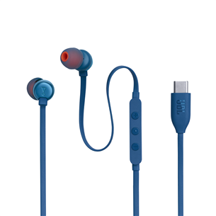 JBL Tune 310C USB-C, kõrvasisesed, sinine - Juhtmega kõrvaklapid
