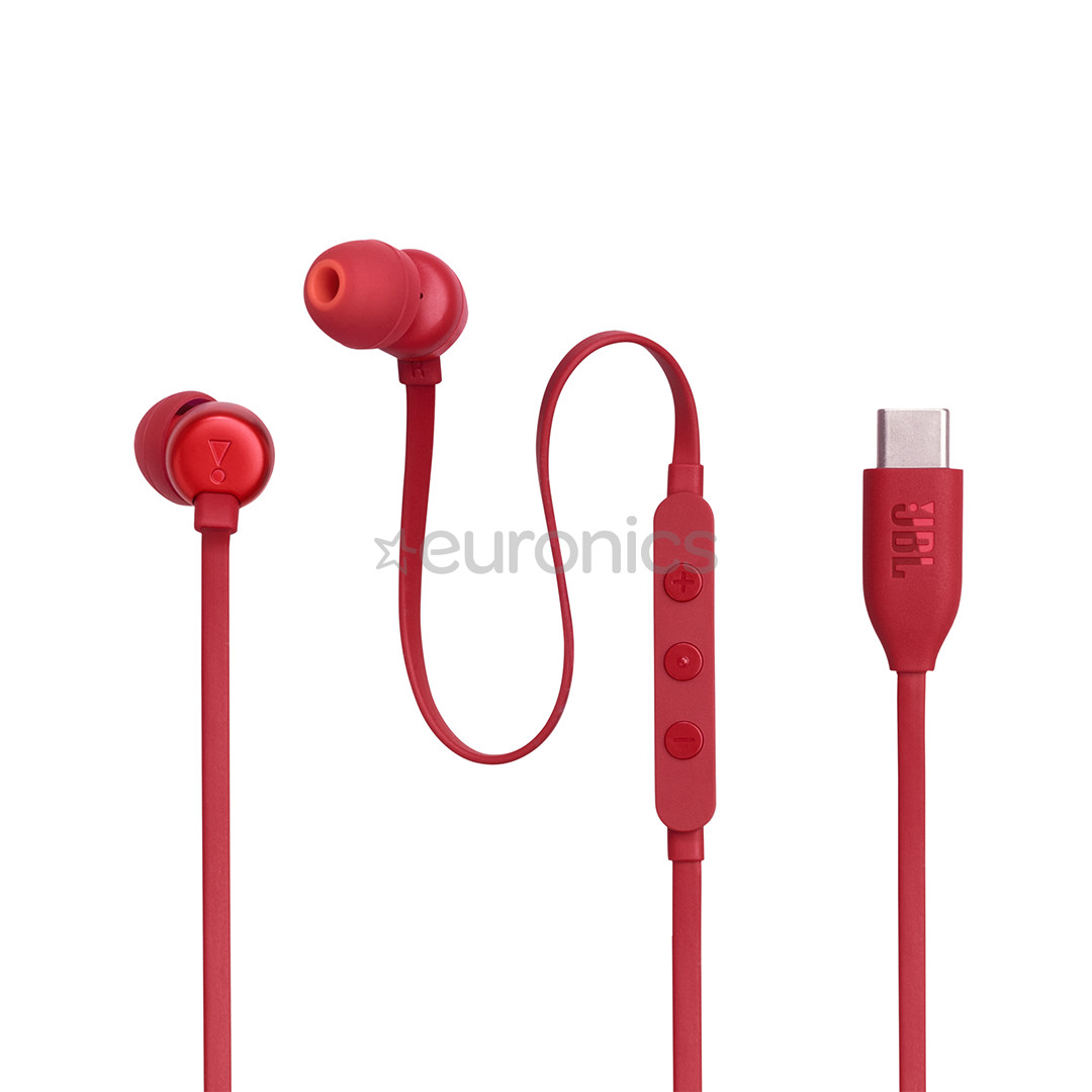 JBL Tune 310C USB-C, in-ear, red - Wired headphones