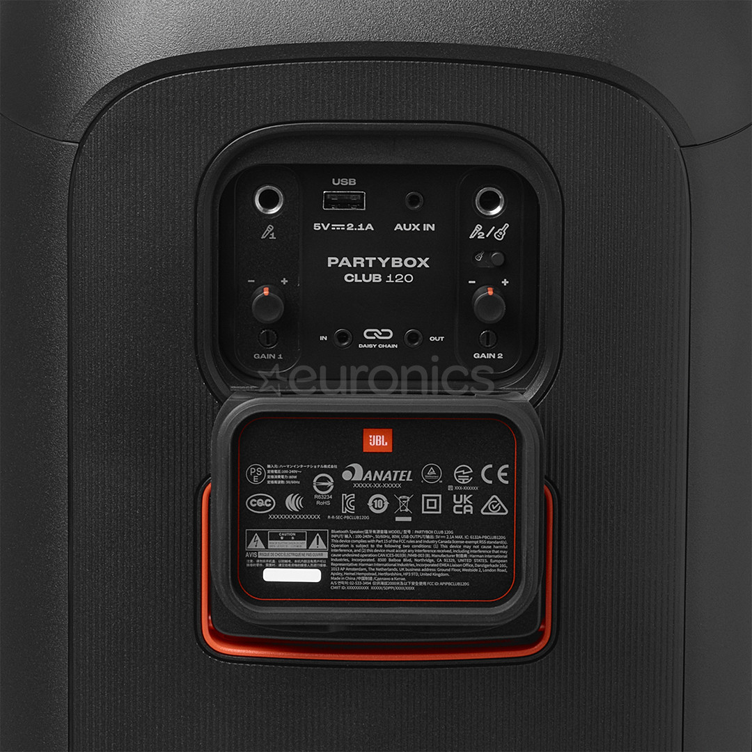 JBL Partybox Club 120, must - Peokõlar