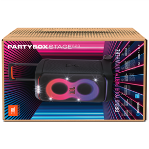 JBL Partybox Stage 320, must - Peokõlar