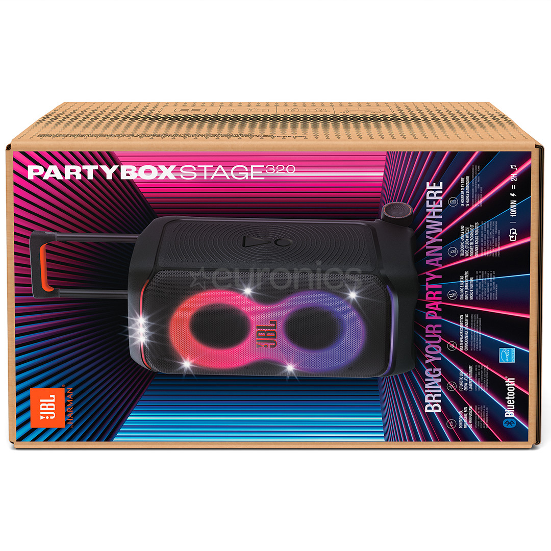 JBL Partybox Stage 320, black - Party Speaker