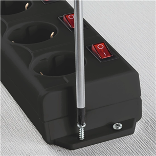 Hama Power Strip, 6-pesa, 1,4 m, must - Pikendusjuhe