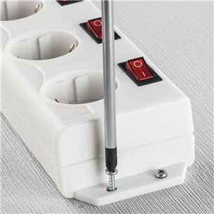 Hama Power Strip, 6-pesa, 1,4 m, valge - Pikendusjuhe