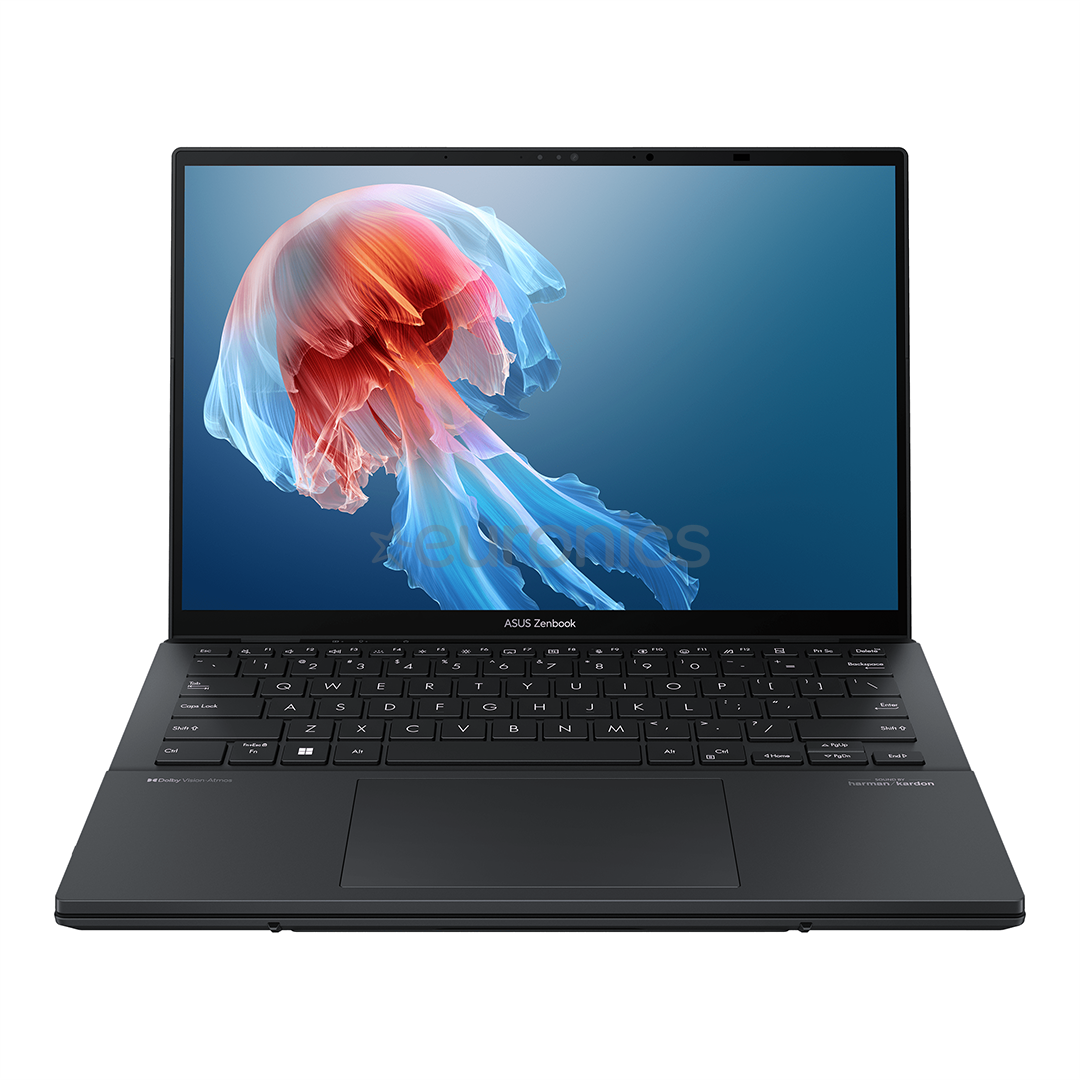ASUS Zenbook DUO, 2x 14'', 3K, OLED, touch, 120 Hz, Ultra 9, 32 GB, 1 TB, W11P, ENG, inkwell gray - Notebook