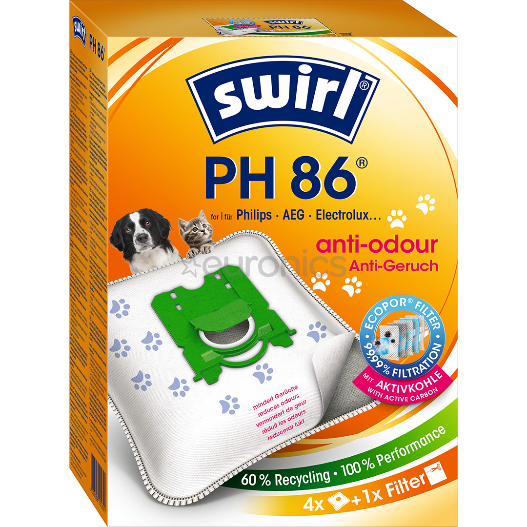 Swirl S-bag, 4 pcs - Dust bags