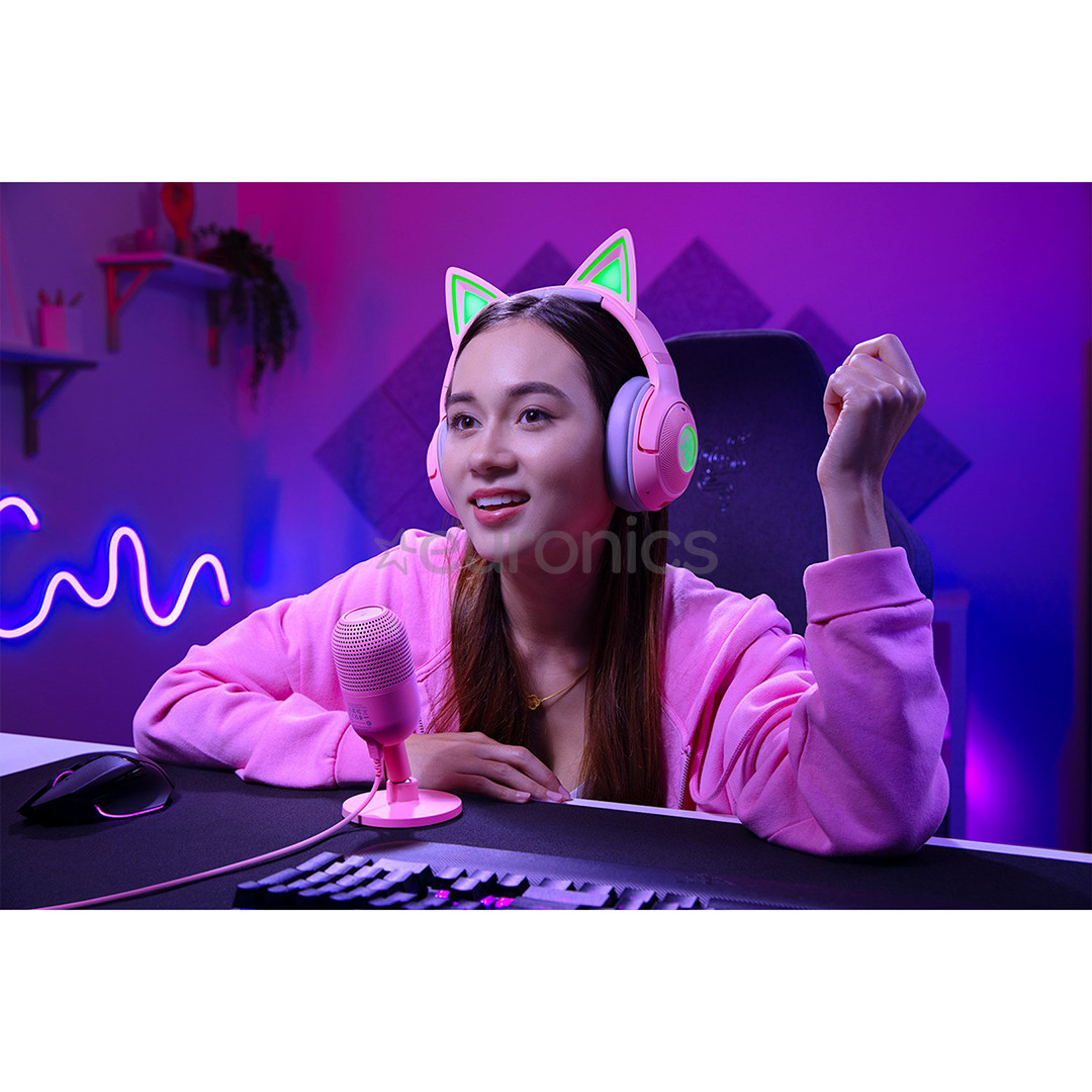 Razer Seiren V3 Mini, roosa - Mikrofon