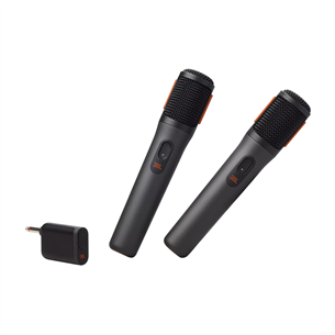 JBL Wireless Microphone Set, must - Juhtmevaba mikrofon