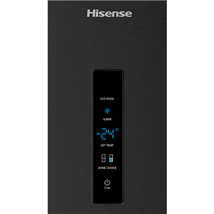 Hisense, NoFrost, 495 L, 200 cm, must - Külmik