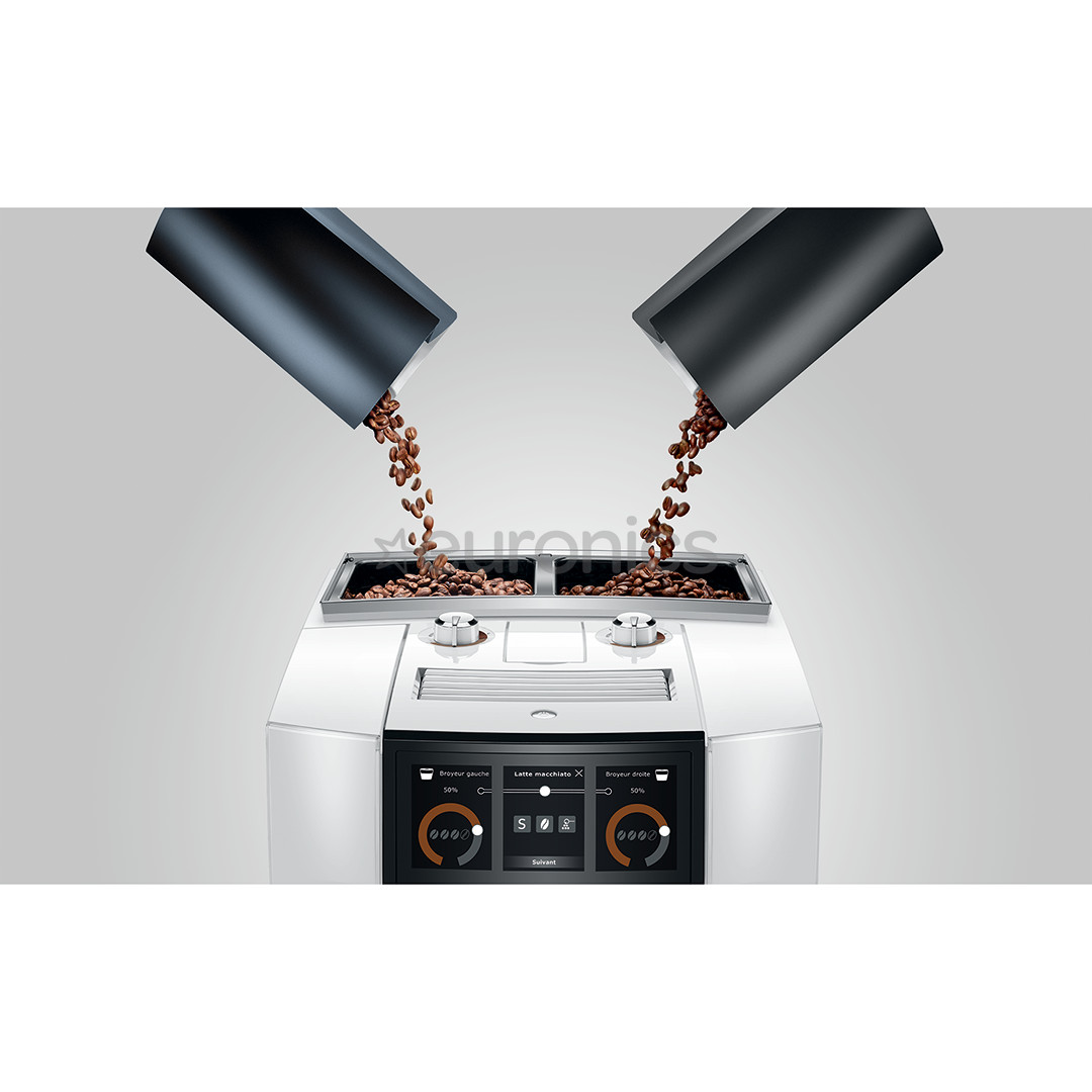 JURA J8 twin, Diamond White - Espressomasin