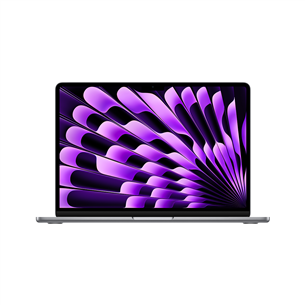 Apple MacBook Air 13'' (2024), M3 8C/8C, 8 ГБ, 256 ГБ, SWE, серый - Ноутбук MRXN3KS/A