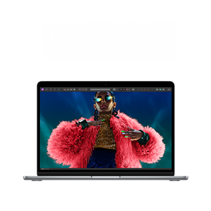 Apple MacBook Air 13'' (2024), M3 8C/10C, 8 ГБ, 512 ГБ, SWE, серый - Ноутбук