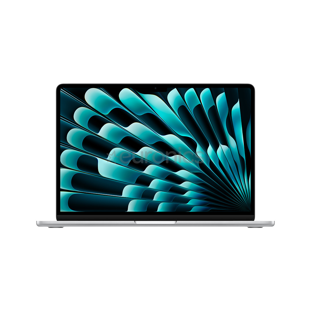 Apple MacBook Air 13'' (2024), M3 8C/8C, 8 GB, 256 GB, SWE, hõbe - Sülearvuti