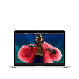 Apple MacBook Air 13'' (2024), M3 8C/8C, 8 ГБ, 256 ГБ, SWE, серебристый - Ноутбук