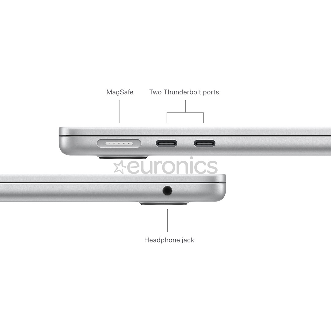 Apple MacBook Air 13'' (2024), M3 8C/8C, 8 GB, 256 GB, SWE, hõbe - Sülearvuti