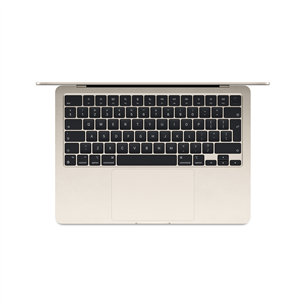 Apple MacBook Air 13'' (2024), M3 8C/8C, 8 GB, 256 GB, SWE, kuldne - Sülearvuti