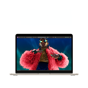 Apple MacBook Air 13'' (2024), M3 8C/8C, 8 GB, 256 GB, SWE, starlight - Notebook