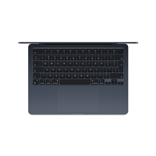 Apple MacBook Air 13'' (2024), M3 8C/8C, 8 ГБ, 256 ГБ, SWE, черный - Ноутбук