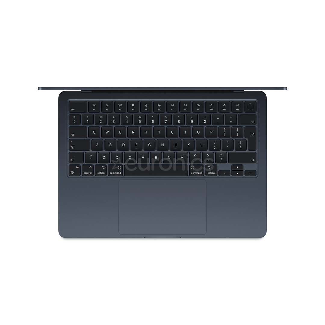 Apple MacBook Air 13'' (2024), M3 8C/8C, 8 ГБ, 256 ГБ, RUS, черный - Ноутбук
