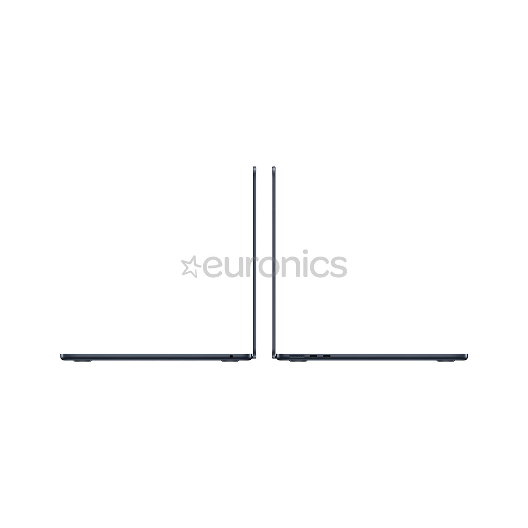 Apple MacBook Air 13'' (2024), M3 8C/8C, 8 ГБ, 256 ГБ, RUS, черный - Ноутбук