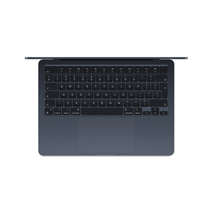 Apple MacBook Air 13'' (2024), M3 8C/10C, 8 ГБ, 512 ГБ, ENG, черный - Ноутбук