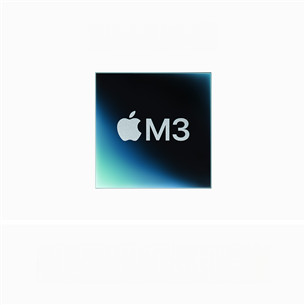 Apple MacBook Air 13'' (2024), M3 8C/10C, 8 ГБ, 512 ГБ, ENG, черный - Ноутбук