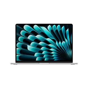 Apple MacBook Air 15'' (2024), M3 8C/10C, 8 GB, 256 GB, SWE, hõbe - Sülearvuti MRYP3KS/A