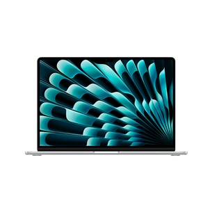 Apple MacBook Air 15'' (2024), M3 8C/10C, 8 GB, 256 GB, SWE, hõbe - Sülearvuti