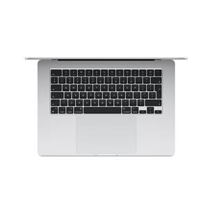 Apple MacBook Air 15'' (2024), M3 8C/10C, 8 GB, 256 GB, SWE, hõbe - Sülearvuti