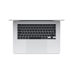 Apple MacBook Air 15'' (2024), M3 8C/10C, 8 ГБ, 256 ГБ, SWE, серебристый - Ноутбук