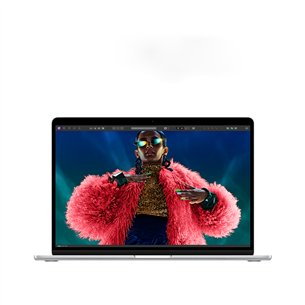 Apple MacBook Air 15'' (2024), M3 8C/10C, 8 ГБ, 256 ГБ, RUS, серебристый - Ноутбук