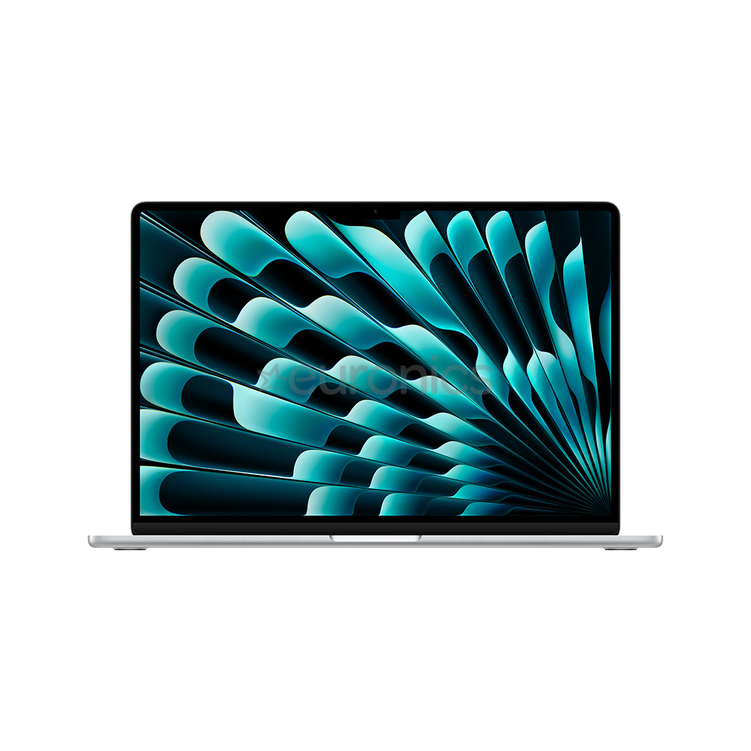 Apple MacBook Air 15'' (2024), M3 8C/10C, 8 GB, 512 GB, SWE, hõbe - Sülearvuti