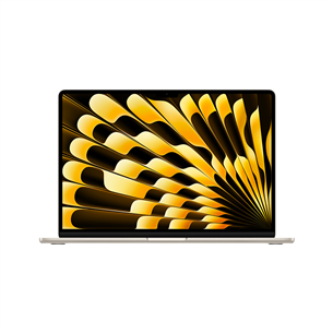 Apple MacBook Air 15'' (2024), M3 8C/10C, 8 GB, 256 GB, RUS, kuldne - Sülearvuti MRYR3RU/A