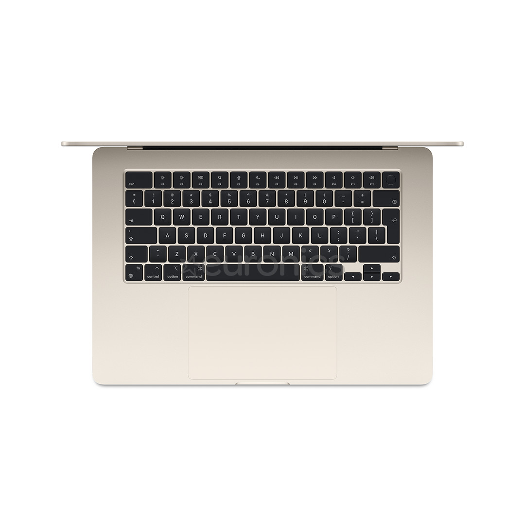 Apple MacBook Air 15'' (2024), M3 8C/10C, 8 GB, 512 GB, SWE, kuldne - Sülearvuti