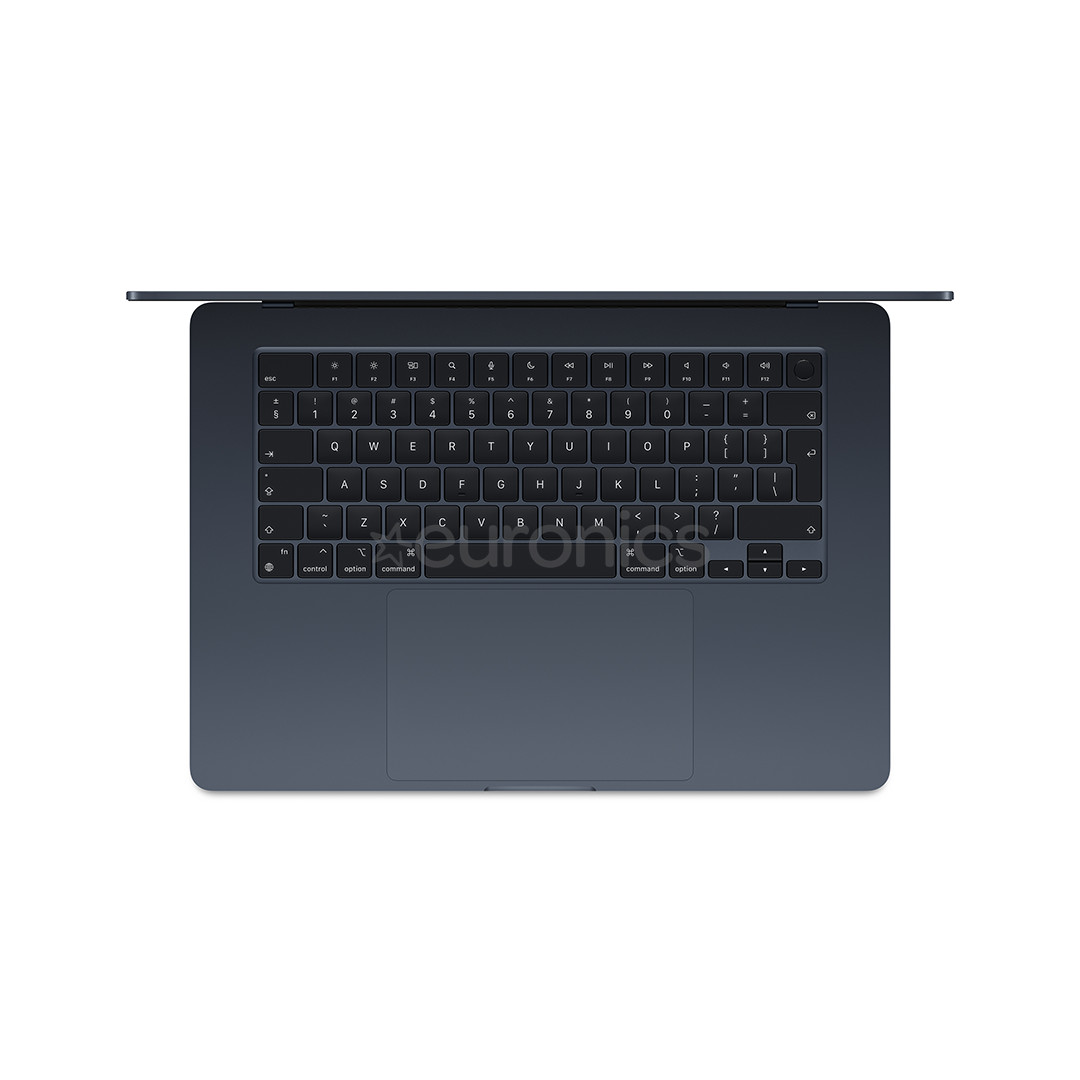 Apple MacBook Air 15'' (2024), M3 8C/10C, 8 GB, 256 GB, SWE, must - Sülearvuti