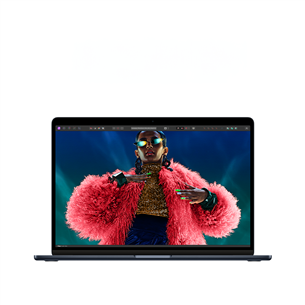 Apple MacBook Air 15'' (2024), M3 8C/10C, 8 GB, 256 GB, SWE, must - Sülearvuti