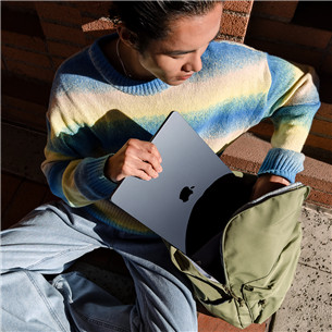 Apple MacBook Air 15'' (2024), M3 8C/10C, 8 ГБ, 256 ГБ, RUS, черный - Ноутбук