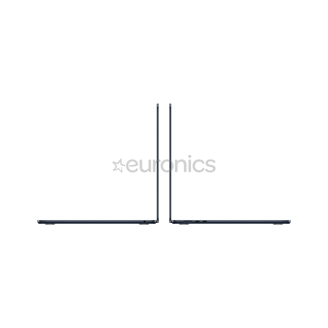 Apple MacBook Air 15'' (2024), M3 8C/10C, 8 GB, 512 GB, ENG, must - Sülearvuti