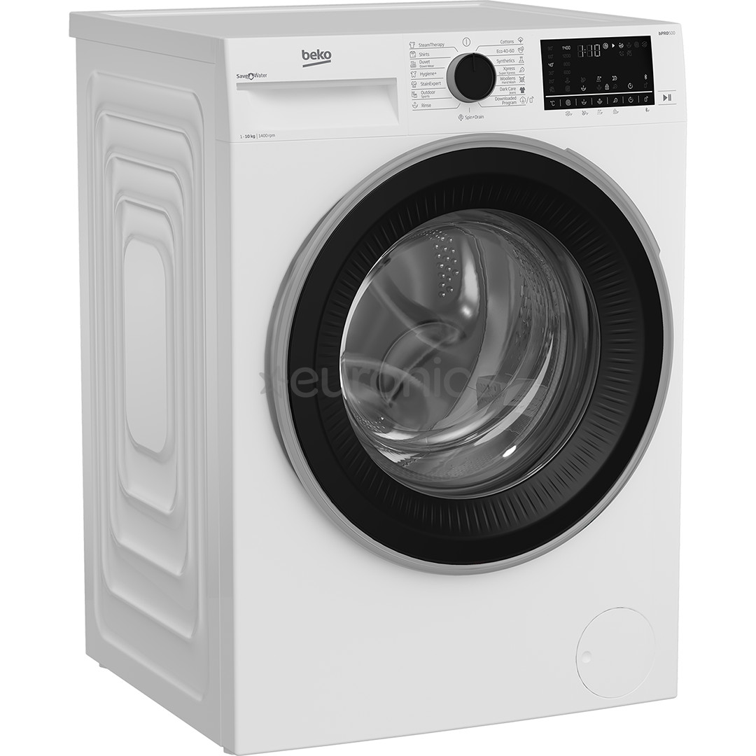 Beko, 10 kg, sügavus 58 cm, 1400 p/min - Eestlaetav pesumasin