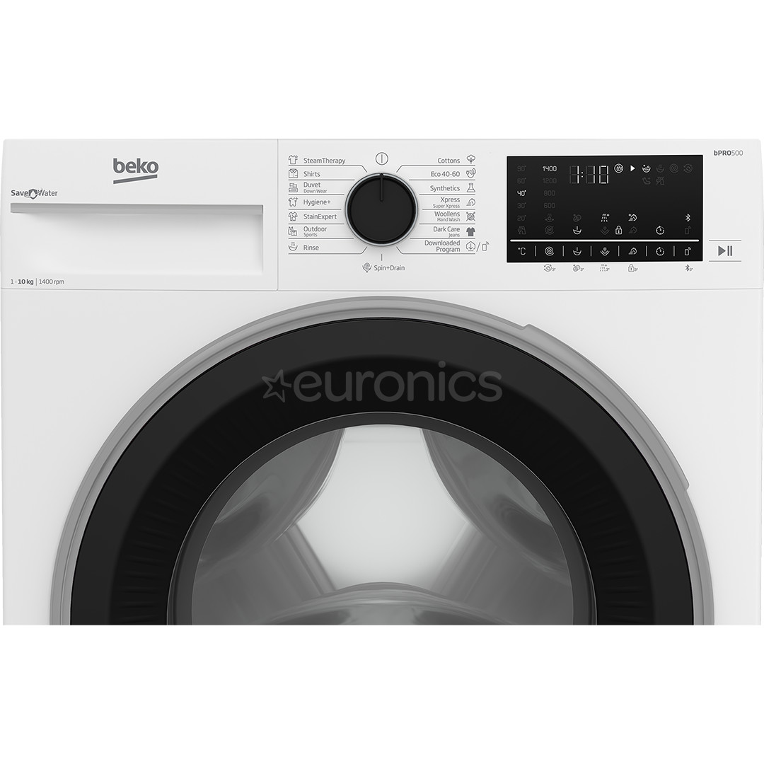 Beko, 10 kg, sügavus 58 cm, 1400 p/min - Eestlaetav pesumasin