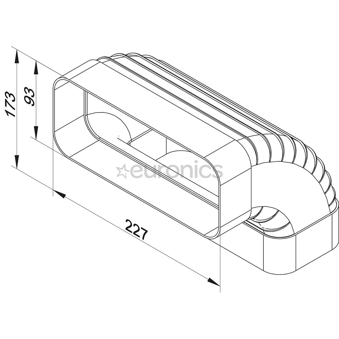 Beko - Paigalduskomplekt õhupuhastiga pliidiplaadile