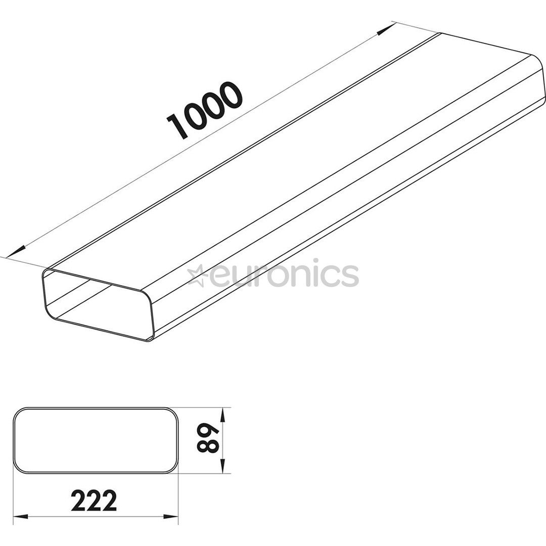 Beko - Paigalduskomplekt õhupuhastiga pliidiplaadile