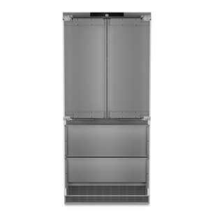 Liebherr, BioFresh NoFrost, 523 L, 203 cm, stainless steel - SBS-Refrigerator