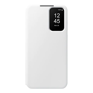 Samsung Smart View Wallet Case, Galaxy A55, white - Case EF-ZA556CWEGWW