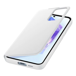 Samsung Smart View Wallet Case, Galaxy A55, white - Case
