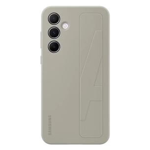 Samsung Standing Grip Case, Galaxy A55, серый - Чехол EF-GA556TJEGWW