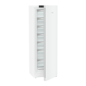 Liebherr Pure NoFrost, 278 L, kõrgus 186 cm, valge - Sügavkülmik