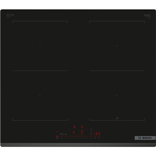 Bosch, Seeria 6, raamita, must - Integreeritav induktsioonpliidiplaat PVQ631HC1E